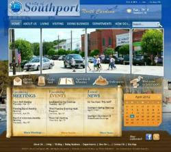 New Southport homepage powered by Vision Internet.